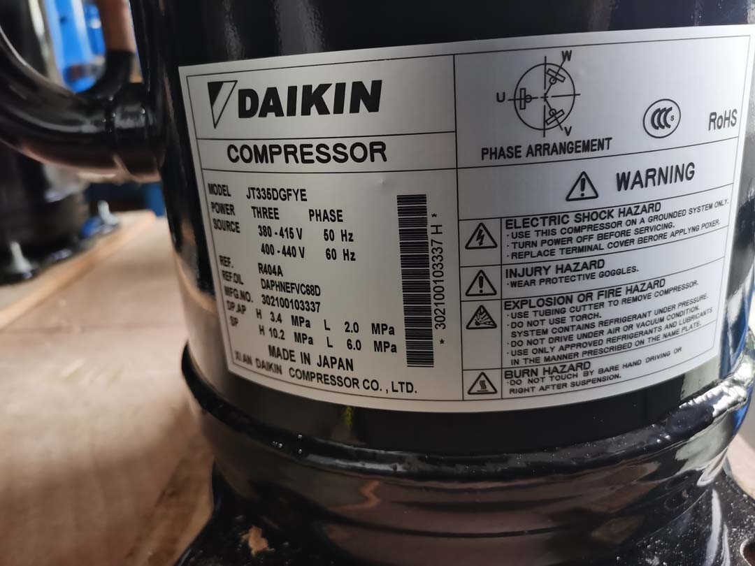 JT335DGFYE DAIKIN Refrigeration Compressor